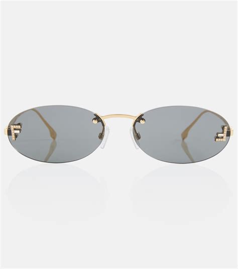 vintage oval fendi sunglasses|fendi sunglasses fs.